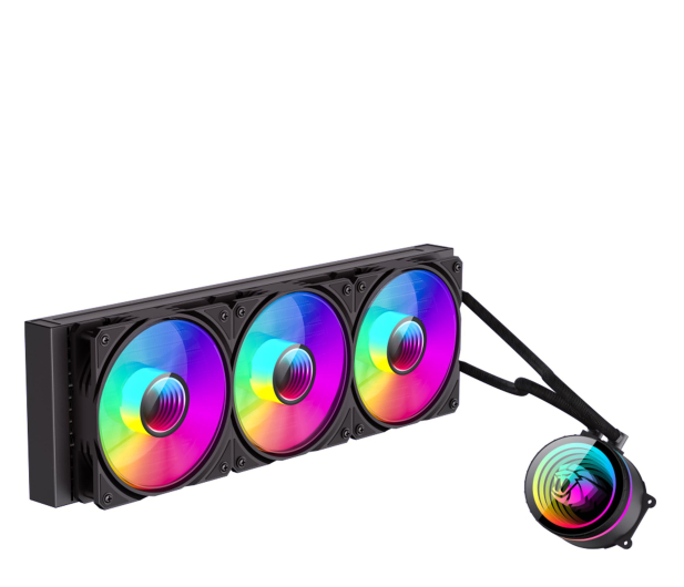 GAMEMAX ICEBURG 360 INFINITY BK 3x120mm - 1522201 - zdjęcie